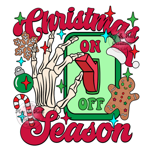 Christmas Season On DTF TRANSFER