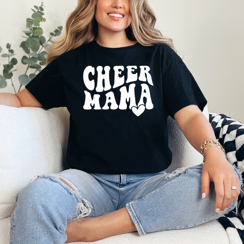 Cheer Mama in White