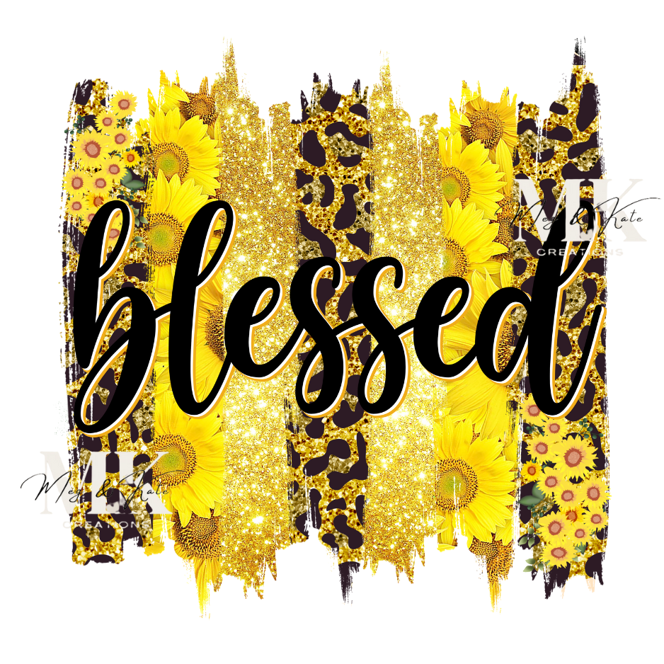 Blessed Sunflowers DTF TRANSFER