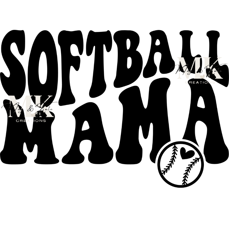 Softball Mama DTF TRANSFER