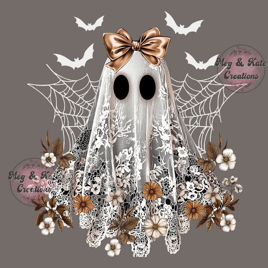 Lace Ghost DTF TRANSFER