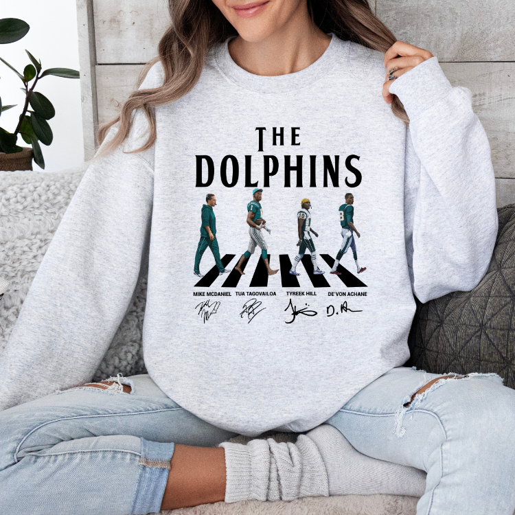 The Dolphins Walking in Black