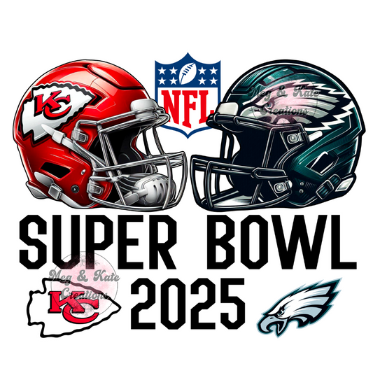 Super Bowl 2025 DTF TRANSFER