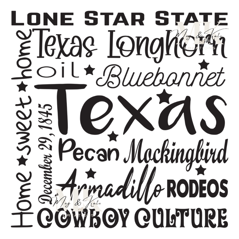 State of Texas DTF TRANSFER