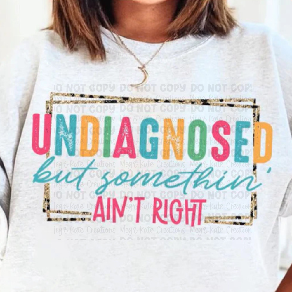 *PREORDER* Undiagnosed Glitter Screen Print