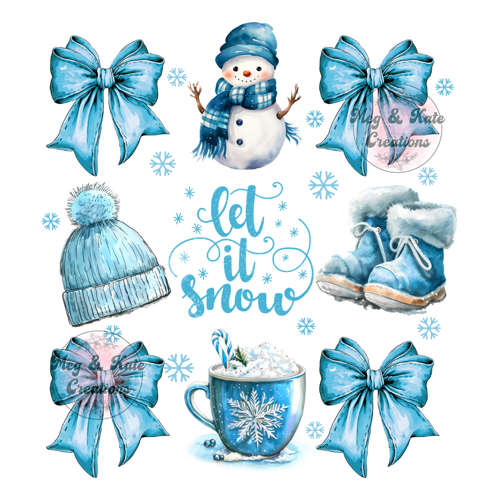 Let It Snow Coquette DTF TRANSFER