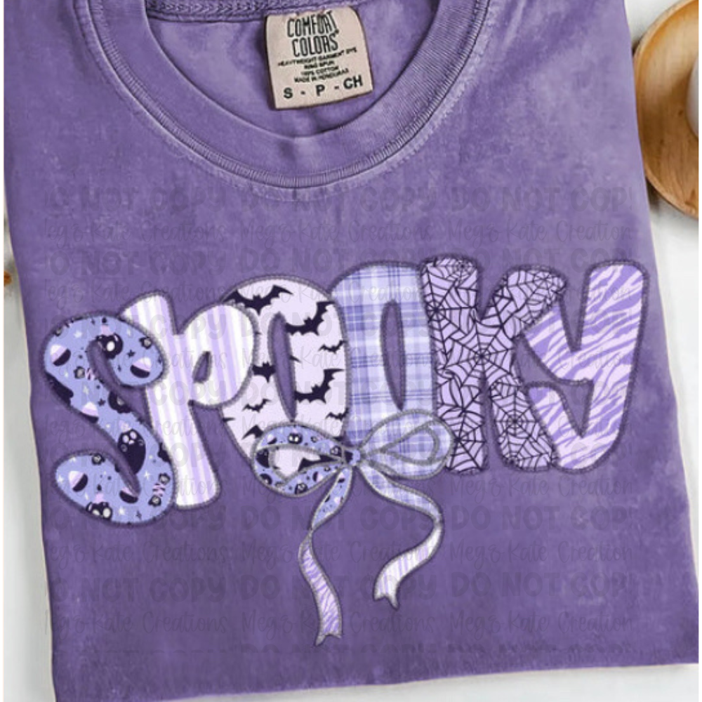 *PREORDER* Purple Spooky Glitter Screen Print