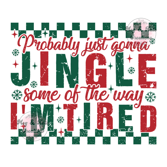 Jingle Some of the Way DTF TRANSFER