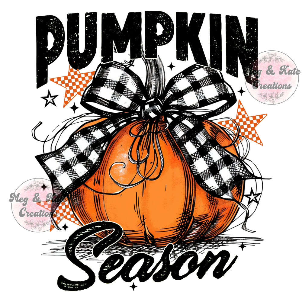 Pumpkin Season DTF TRANSFER