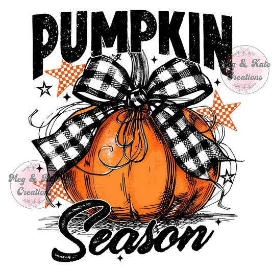 Pumpkin Season DTF TRANSFER