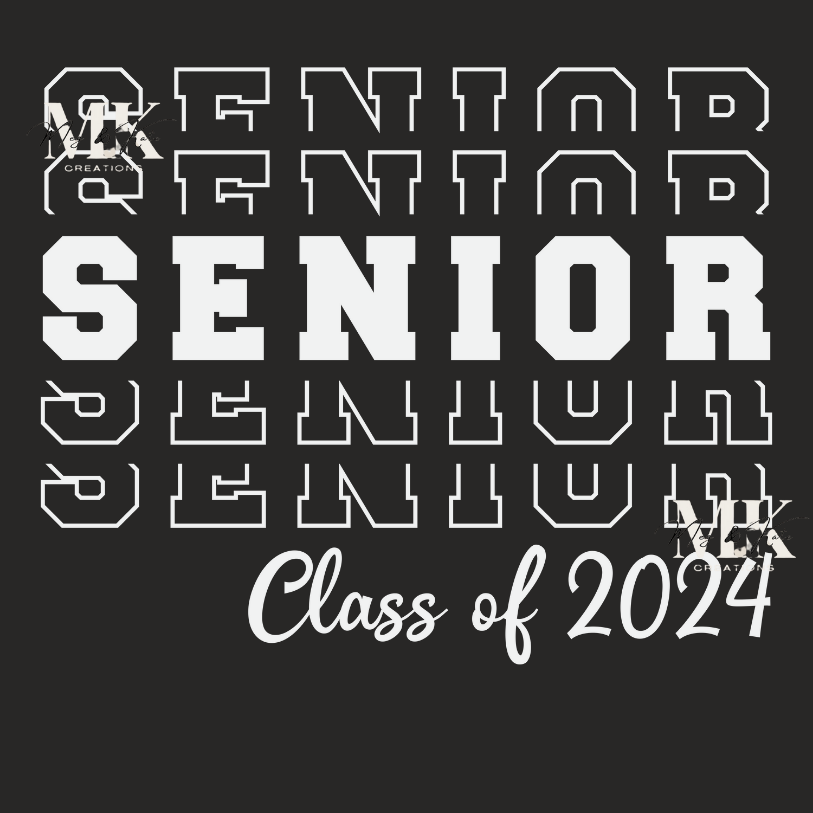 Senior Class of 2024 (White) DTF TRANSFER