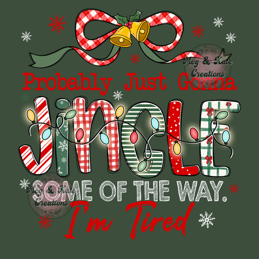 Jingle Some of the Way DTF TRANSFER