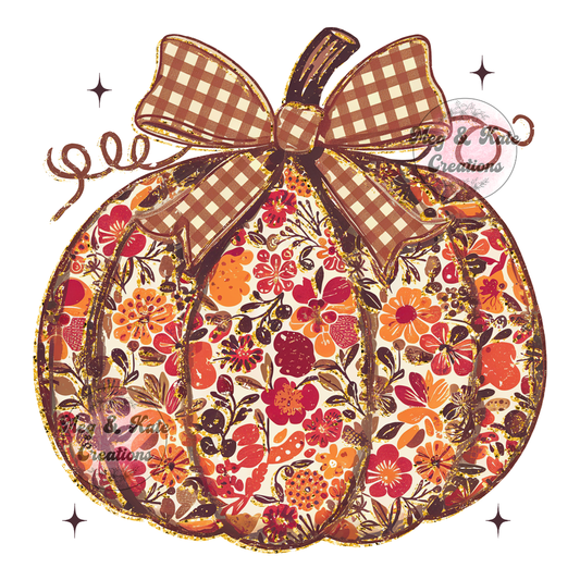 Fall Pumpkin DTF TRANSFER