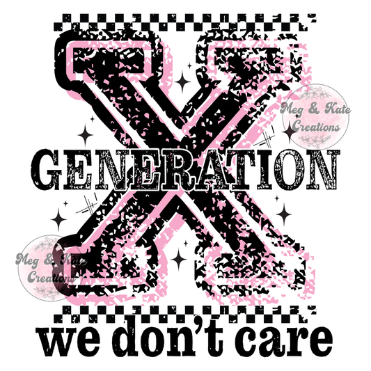 Generation X DTF TRANSFER
