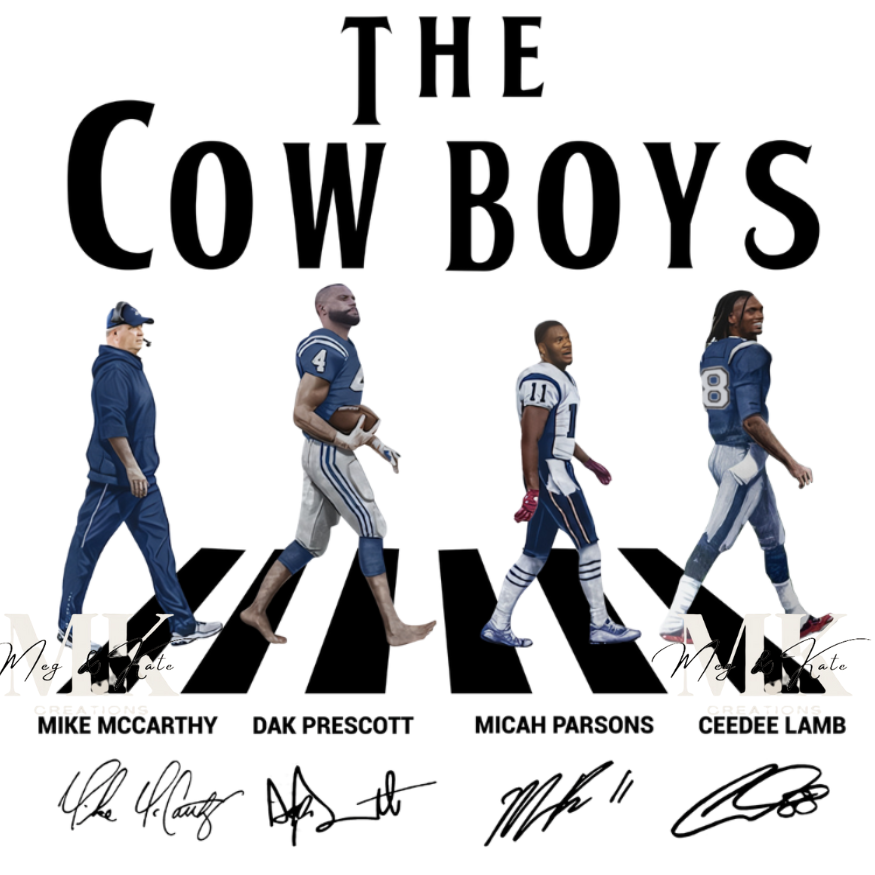 The Cowboys Walking DTF TRANSFER