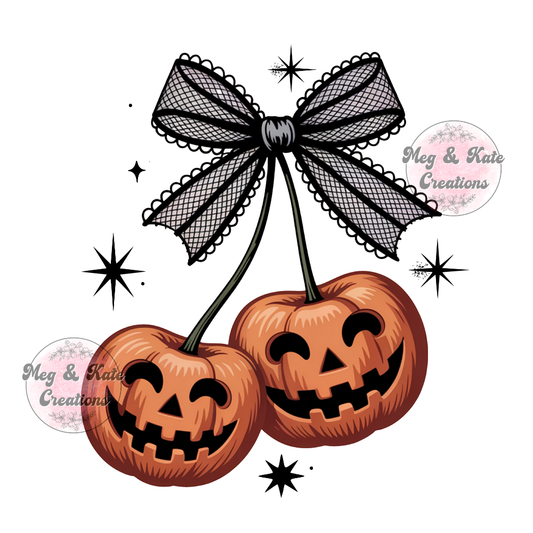 Pumpkin Cherries DTF TRANSFER