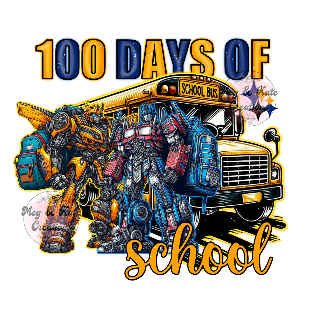 100 Days of School #1 DTF TRANSFER