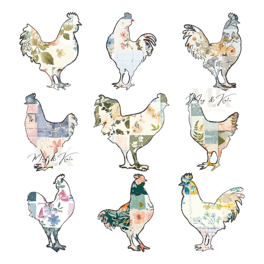 Chickens DTF TRANSFER