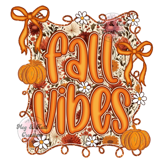 Fall Vibes DTF TRANSFER