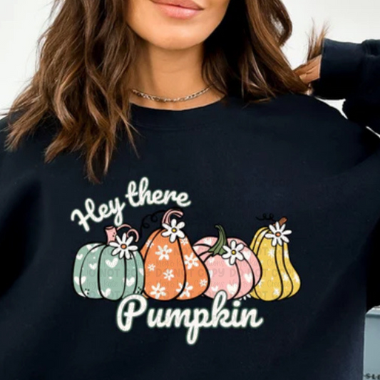 *PREORDER* Hey There Pumpkin Glitter Screen Print