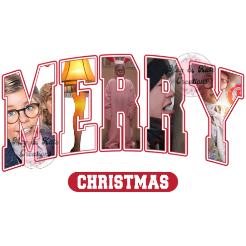 A Christmas Story Merry Christmas DTF TRANSFER