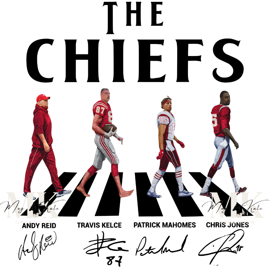 The Chiefs Walking DTF TRANSFER