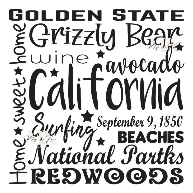 State of California DTF TRANSFER
