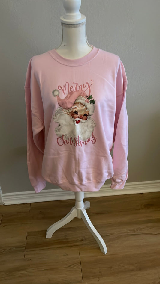Pink Santa Crewneck (Size L)