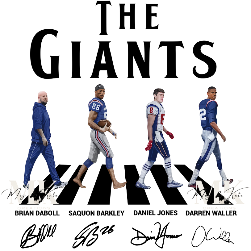 The Giants Walking DTF TRANSFER