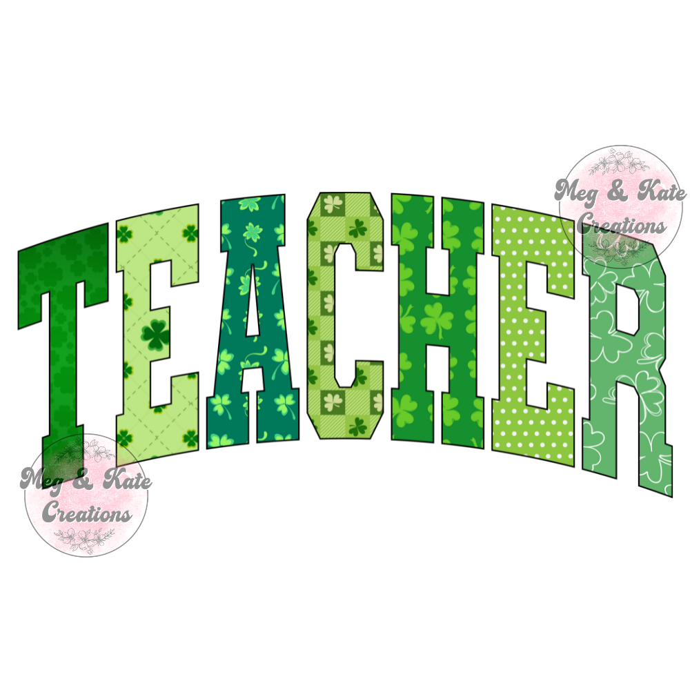 St. Patrick's Day Teacher DTF TRANSFER