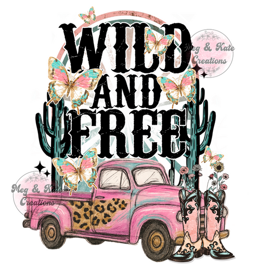 Wild and Free DTF TRANSFER