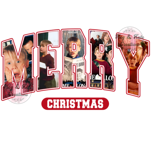 Home Alone Merry Christmas DTF TRANSFER
