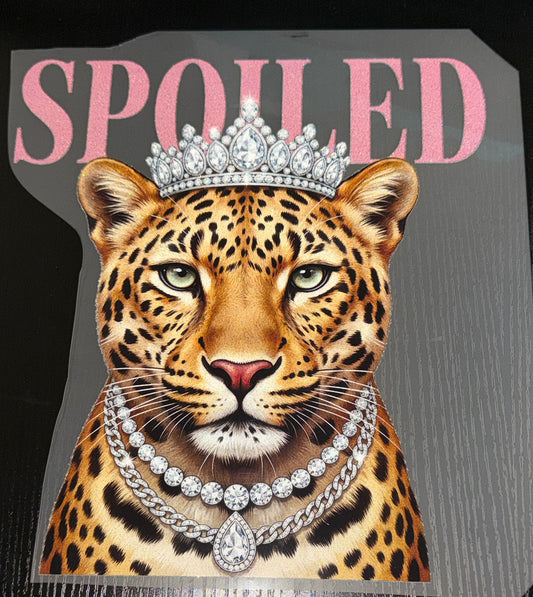 Spoiled Glitter Screen Print
