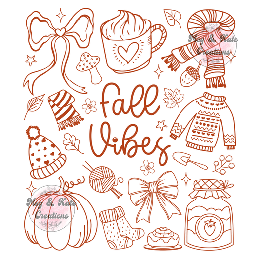 Fall Vibes DTF TRANSFER