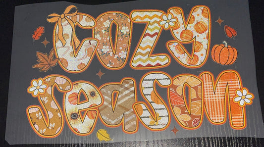 Cozy Season Glitter Screen Print