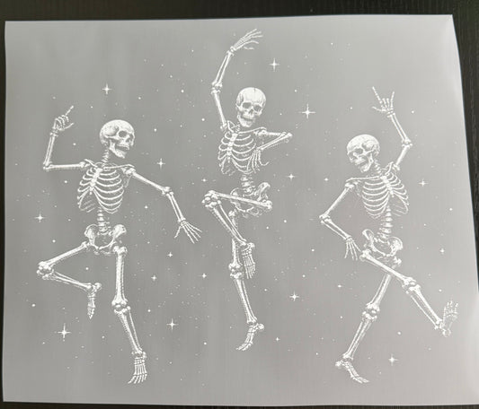 Dancing Skeletons DTF Transfer