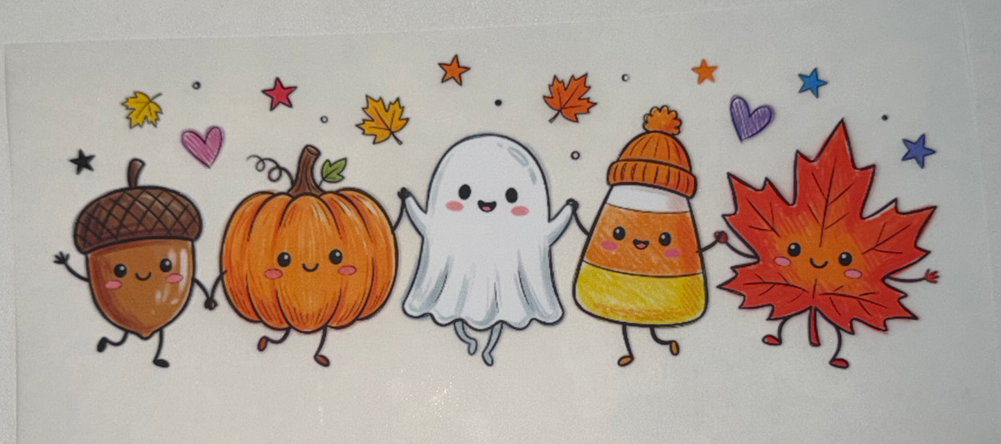 Fall Doodles Youth DTF Transfer
