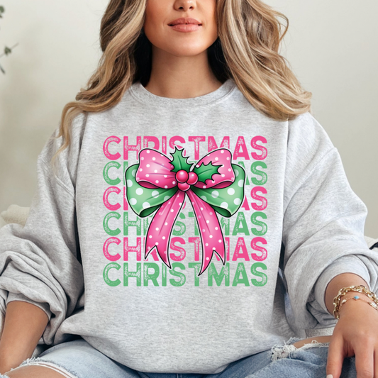 Pink and Green Christmas
