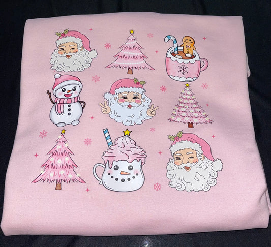 Pink Christmas (Pink)(Size XL)