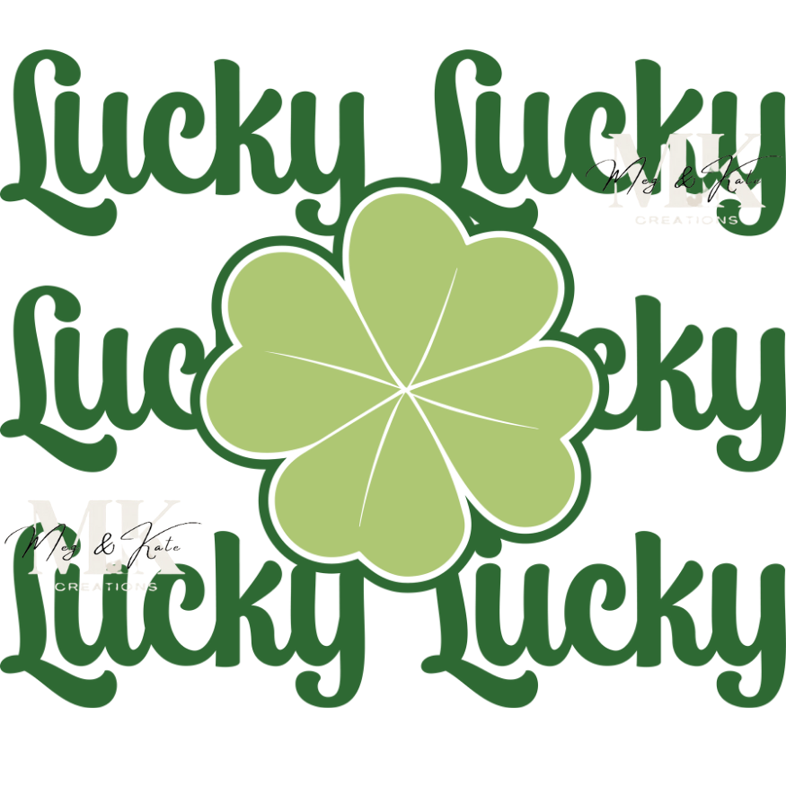 Lucky Clover DTF TRANSFER