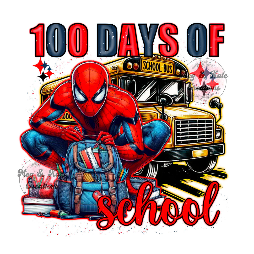 100 Days of School #4 DTF TRANSFER
