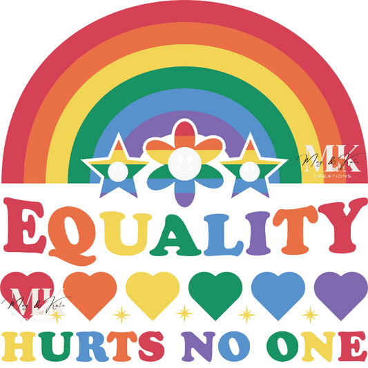 Equality Hurts No One DTF TRANSFER