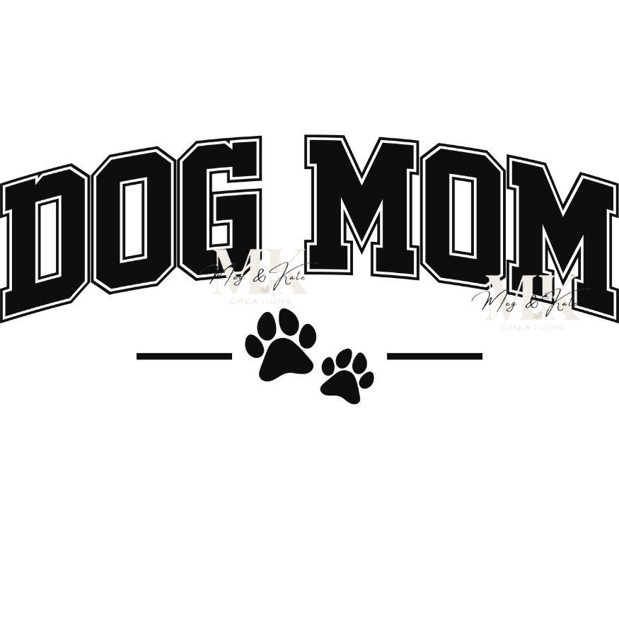 Dog Mom Paws DTF Transfer