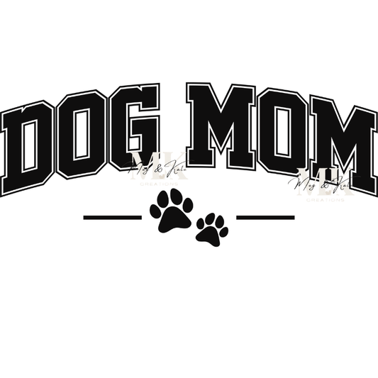 Dog Mom Paws DTF Transfer