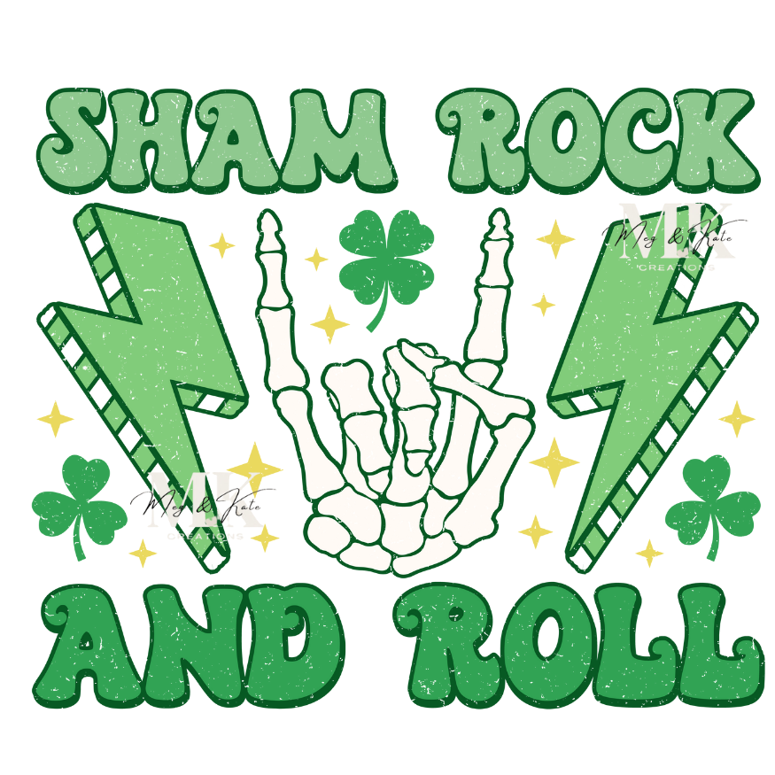 Sham Rock and Roll DTF TRANSFER