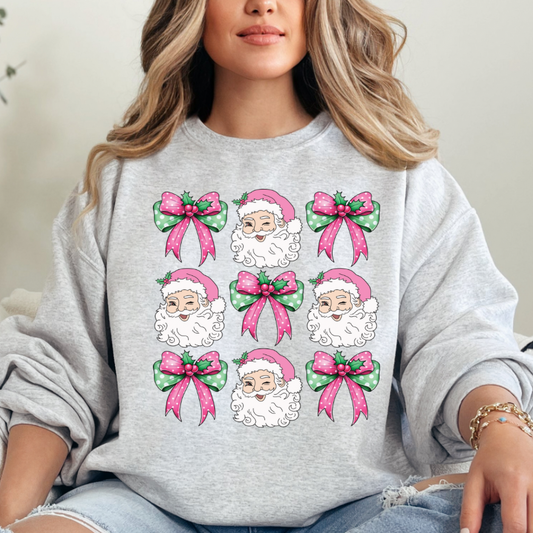 Pink Santa and Bow