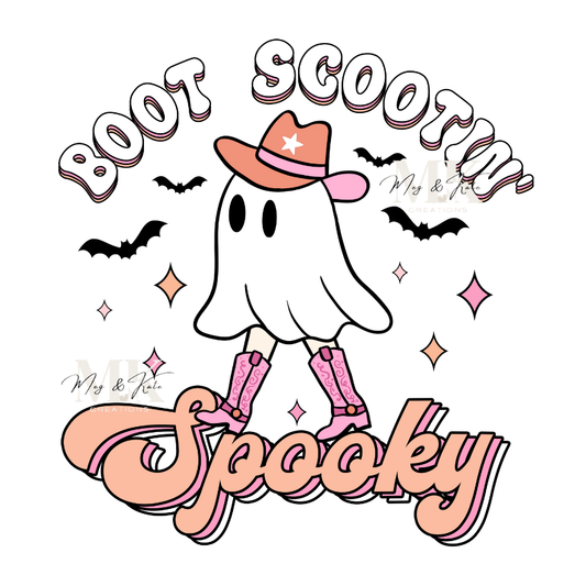 Boot Scootin Spooky DTF TRANSFER