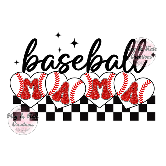 Baseball Mama DTF TRANSFER