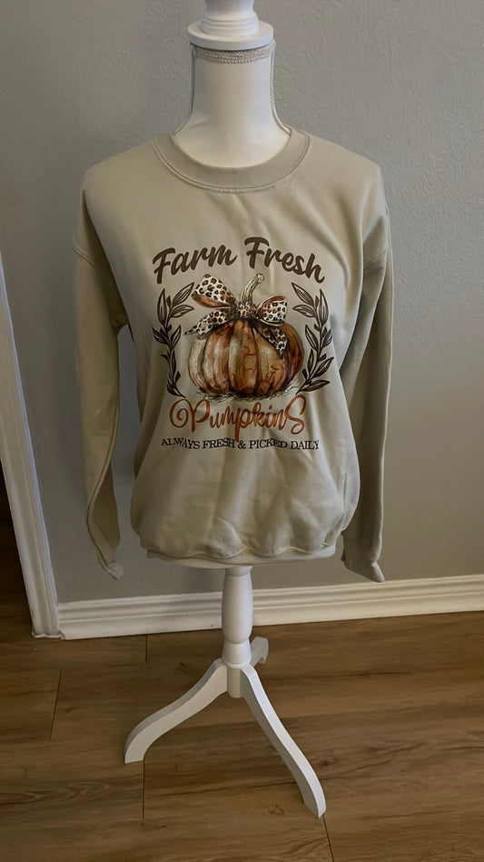 Farm Fresh Pumpkins Crewneck (Size S)