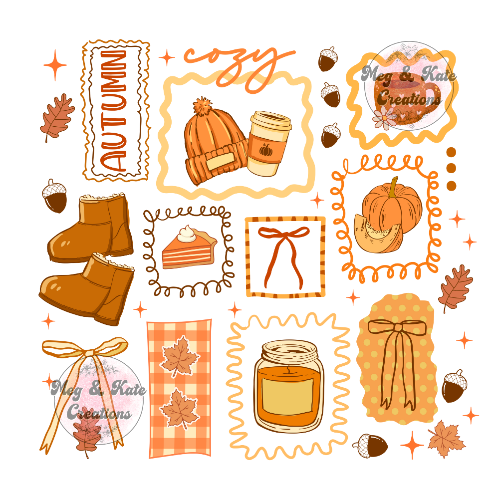 Fall Collage DTF TRANSFER